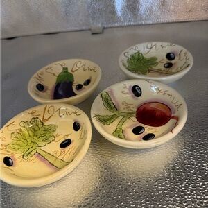 Decorative Ceramic Olive Dish Set